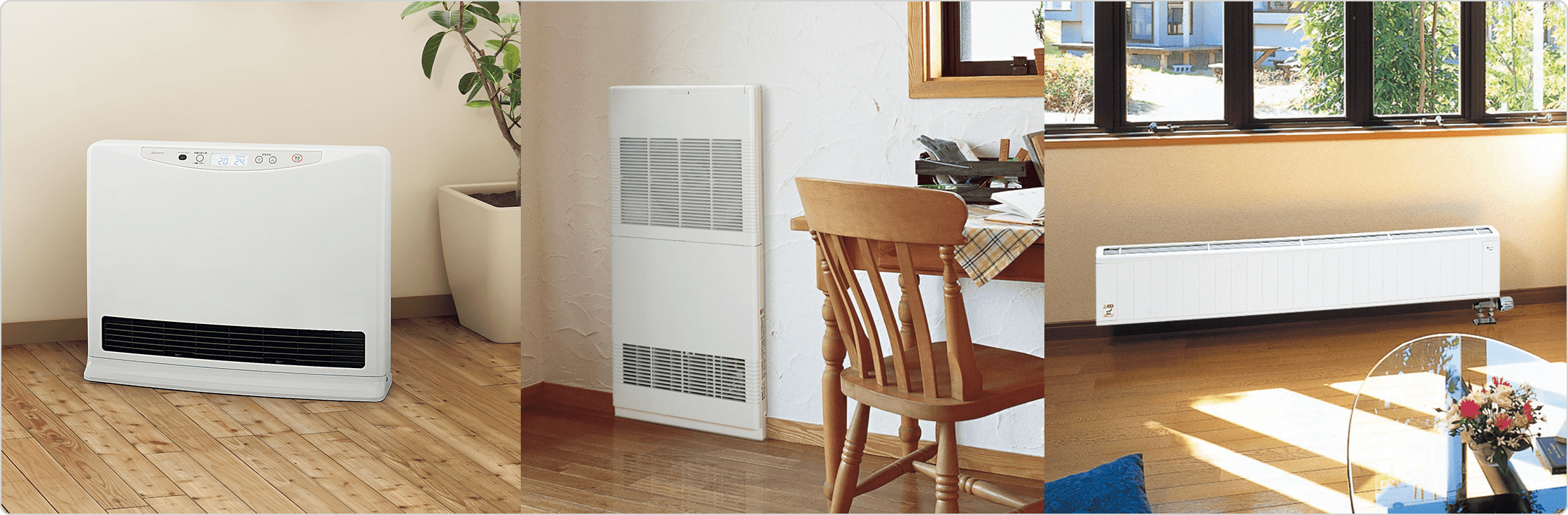 ルームヒーター パネルヒーター ファンコンベクター 温水暖房機器 ノーリツ